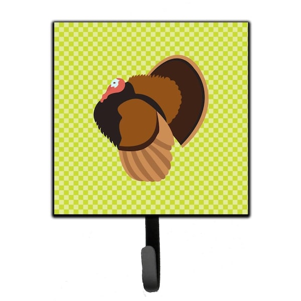 Carolines Treasures Bronze Turkey Green Leash or Key Holder BB7812SH4 - main